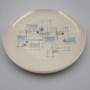 FRANCISCAN Gladding McBean Atomic "Oasis" 10.5" Dinner Plate MCM EUC